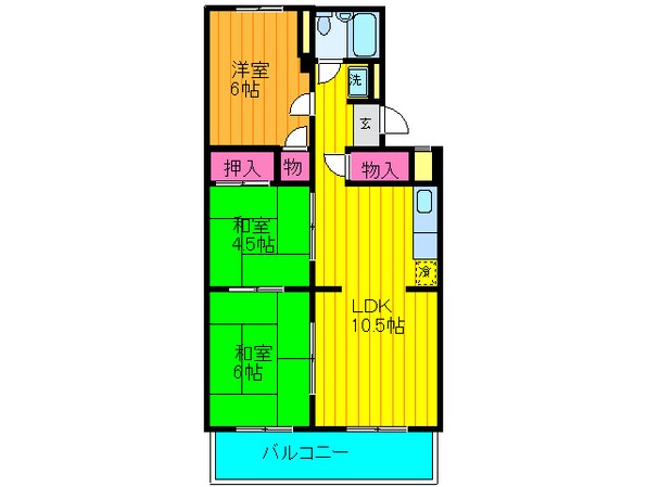 寿マンションの物件間取画像